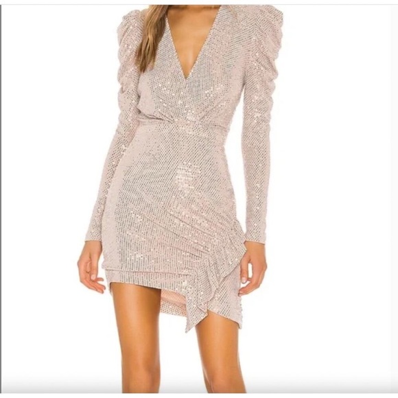 IRO Dresses & Skirts - NWT IRO LouLou Sequin Dress in Blush Pink (Size:38/6)